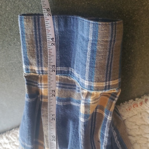 Columbia Flannel Plaid Pocketed‎ Casual Button Down Sz. M Shirt - Picture 10 of 13